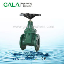 BS NRS manual cast resilient seal gate valve ,high temperature gate valve